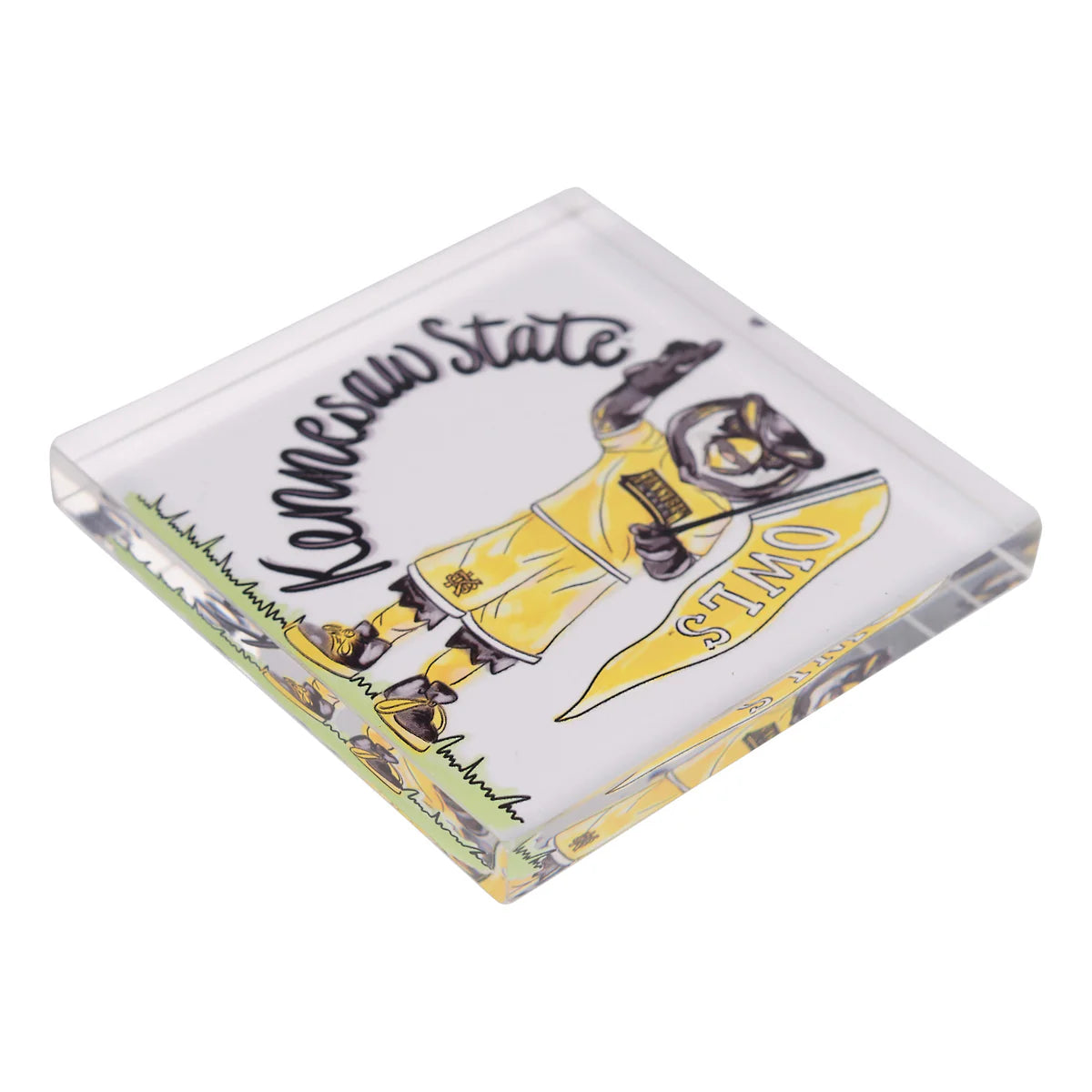 Glory Haus - Acrylic Napkin Weight - Team Mascot - Findlay Rowe Designs