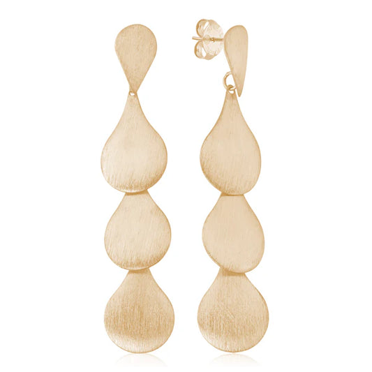 Sheila Fajl - Earrings - Harper - Brushed Champagne - Findlay Rowe Designs