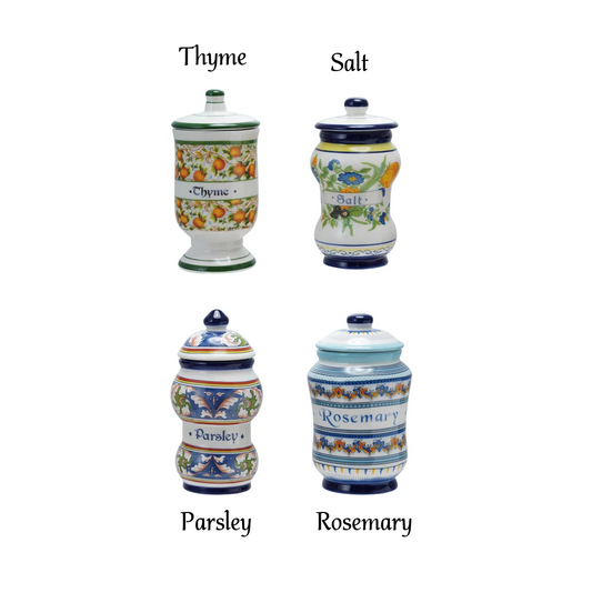 Decorated Spice Jar with Spice Name - Findlay Rowe Designs