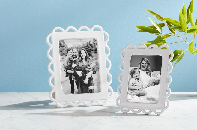 Mud Pie - Frame - Scallop 4x6/5x7 - Findlay Rowe Designs