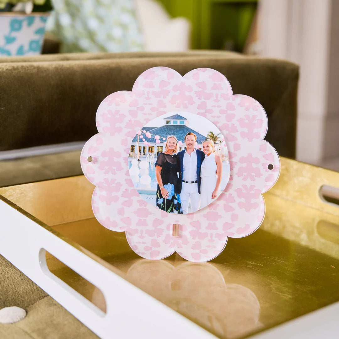 Laura Park - Frame - Chintz Rose Acrylic Round - Findlay Rowe Designs