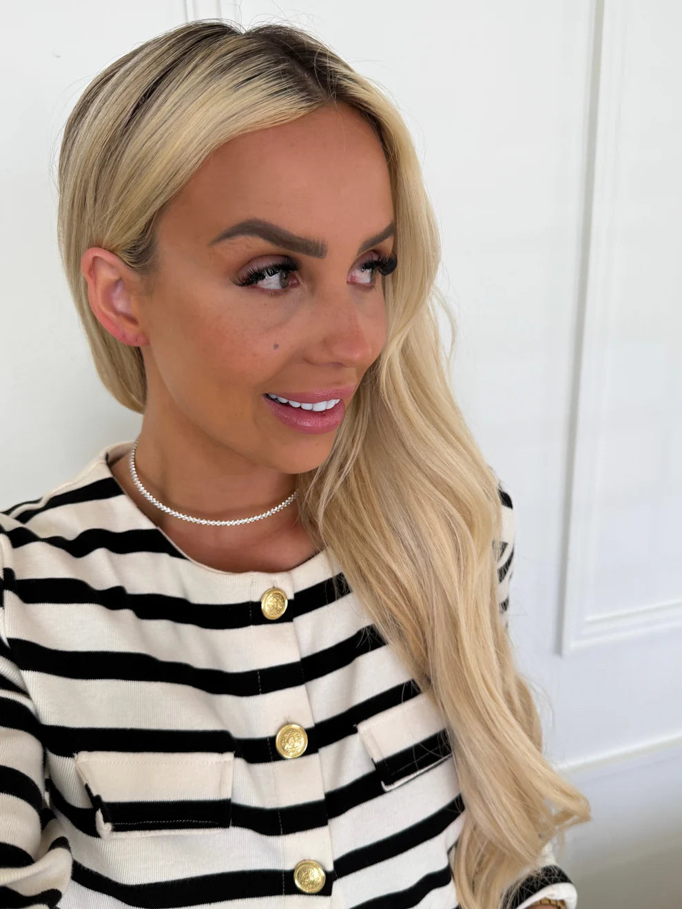 ChanSutt Pearls - Luxe Tennis Necklace - Silver - Findlay Rowe Designs