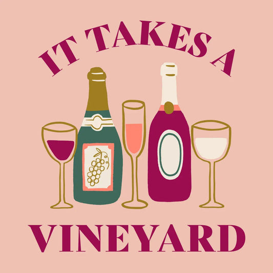 Napkin - Cocktail - Takes a Vineyard - Findlay Rowe Designs