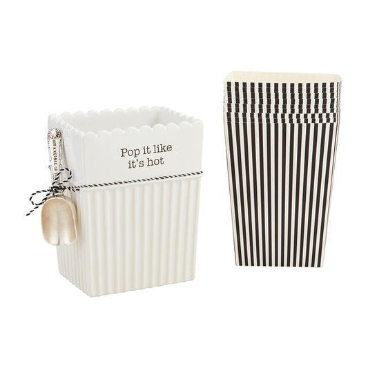 Mud Pie - Popcorn Bucket Set - Findlay Rowe Designs