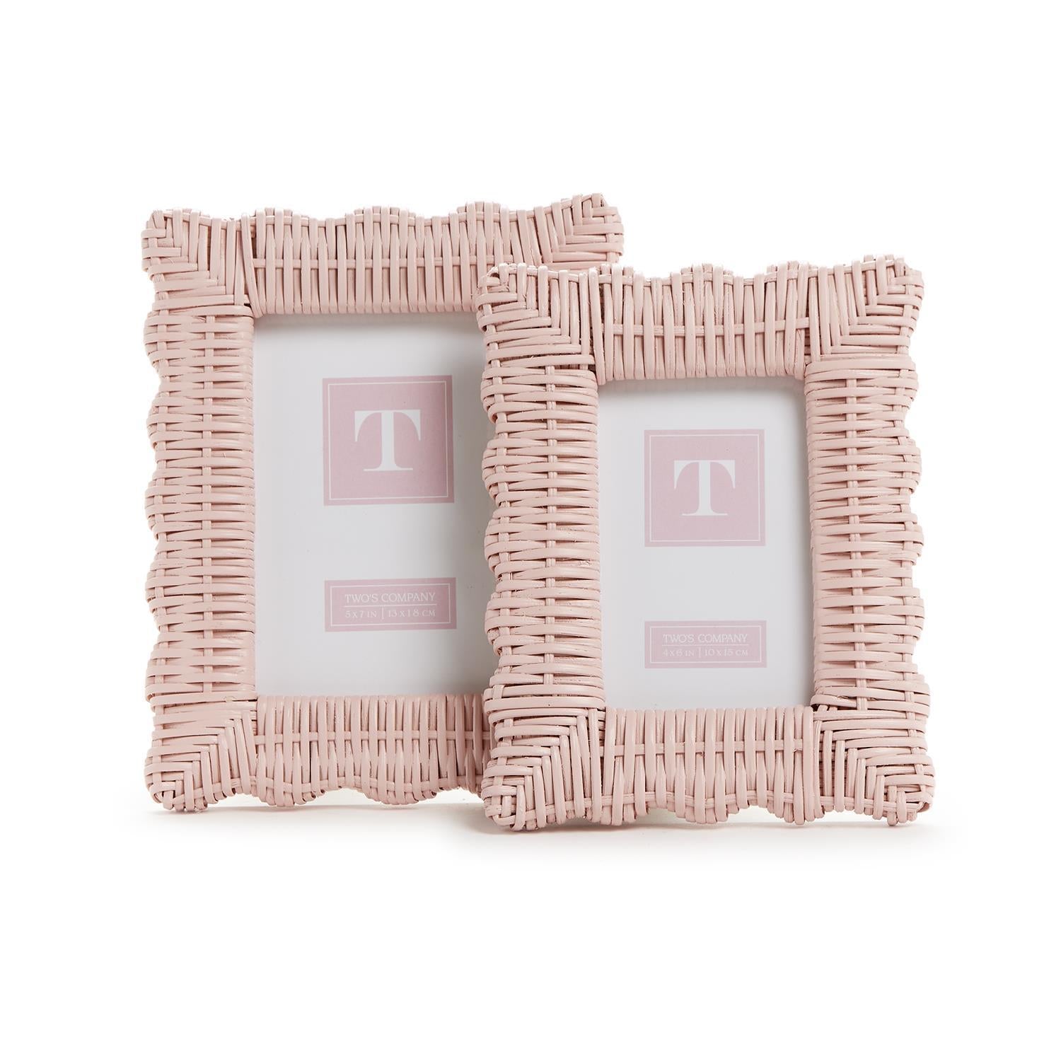 Frame - Wicker Weave - Pink - Findlay Rowe Designs