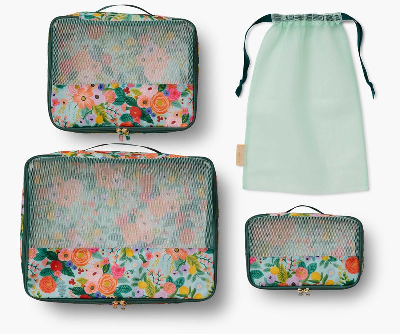 Rifle Paper Co - Garden Party Packing Cubes - Findlay Rowe Designs