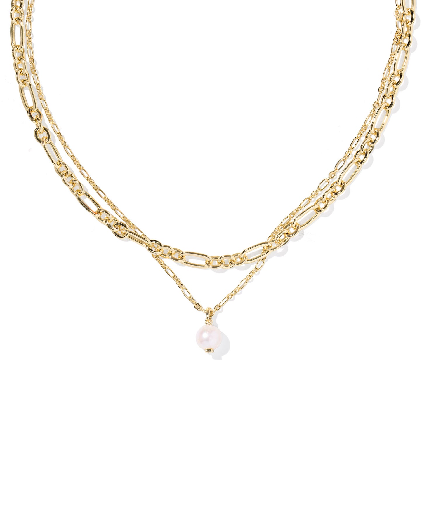 Kendra Scott - Necklace - Ashton Multi Strand - Gold Freshwater Cultured Pearl - Findlay Rowe Designs