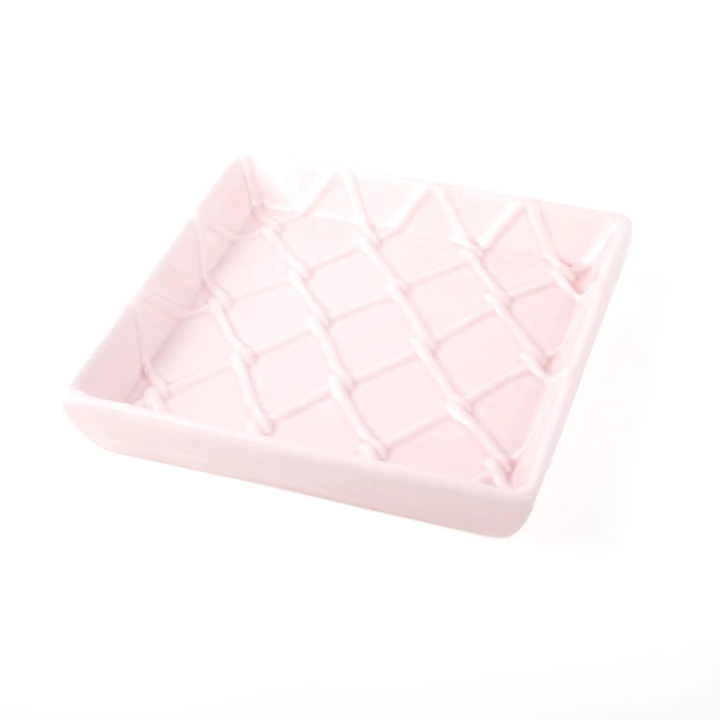 Cocktail Napkin Tray - Pink Textured - Findlay Rowe Designs