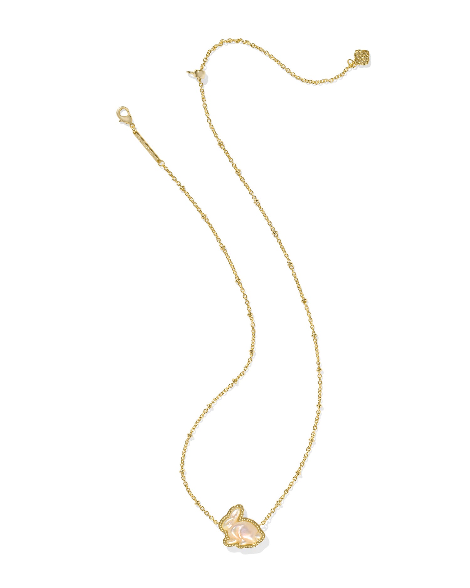 Kendra Scott - Necklace - Bunny Gold Short Pendant - Taupe Mother-of-Pearl - Findlay Rowe Designs
