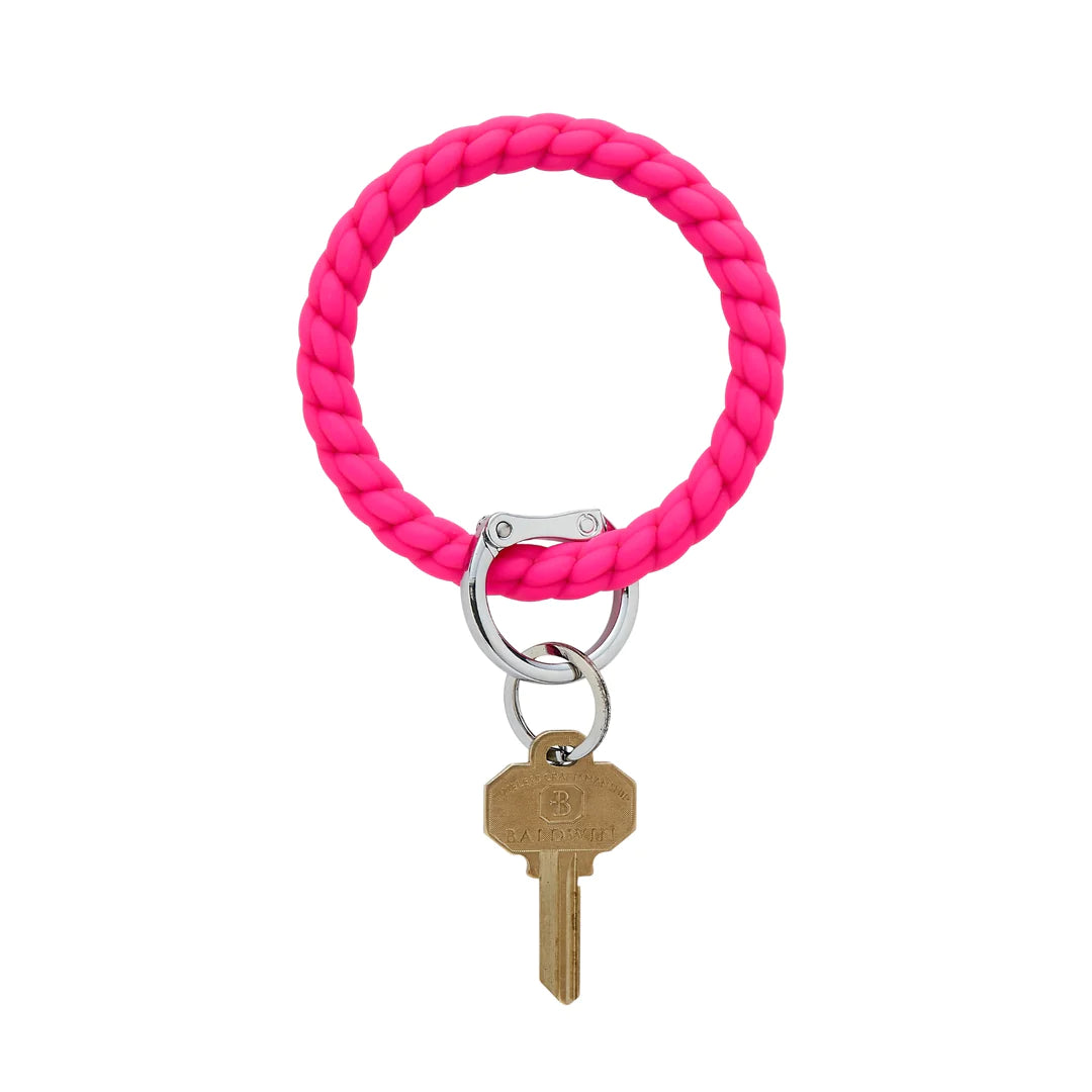 Braided Silicone Big O® Key Ring - Findlay Rowe Designs