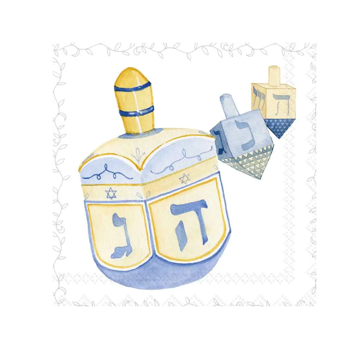 Cocktail Napkins - Celebrating Hanukkah III - Findlay Rowe Designs