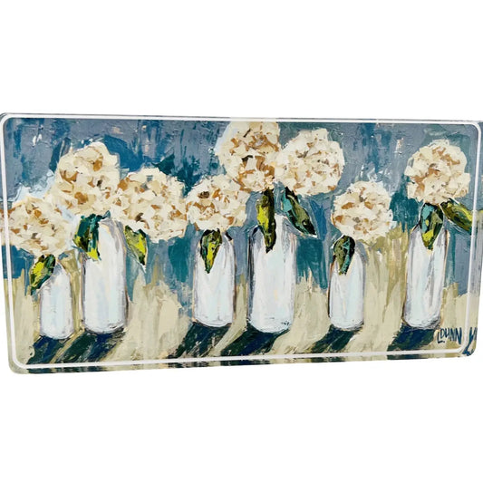 Lauren Dunn - Acrylic Block - Hydrangeas - Findlay Rowe Designs