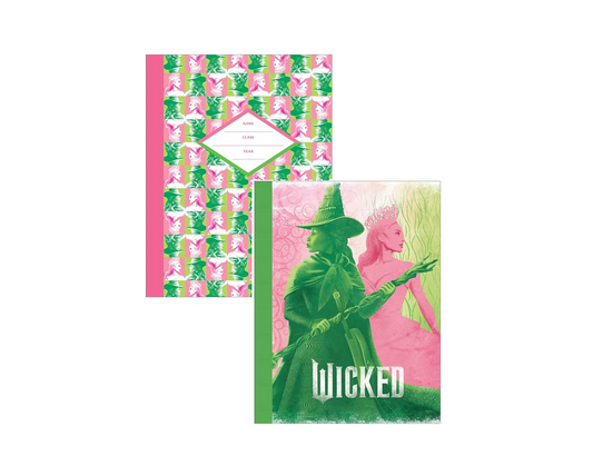 Composition Notebook - Wicked Pink Green - Set of 2