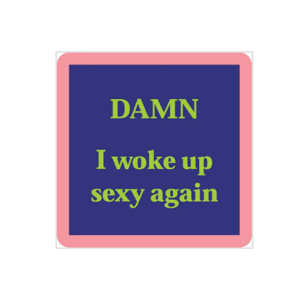 Drinks On Me Coasters -Damn Sex - Findlay Rowe Designs