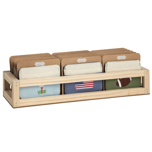 Mud Pie - Embroidered Slim Wallet - Findlay Rowe Designs