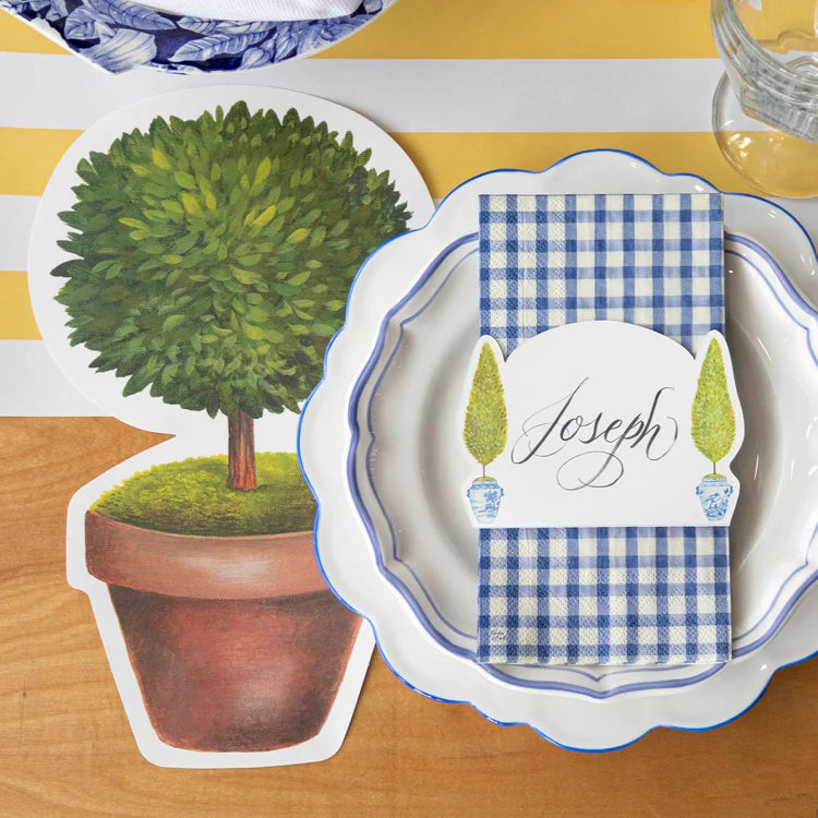 Hester & Cook - Placemat - Die-Cut Topiary Pair - Findlay Rowe Designs