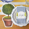 Hester & Cook- Die-Cut Topiary Pair Placemat