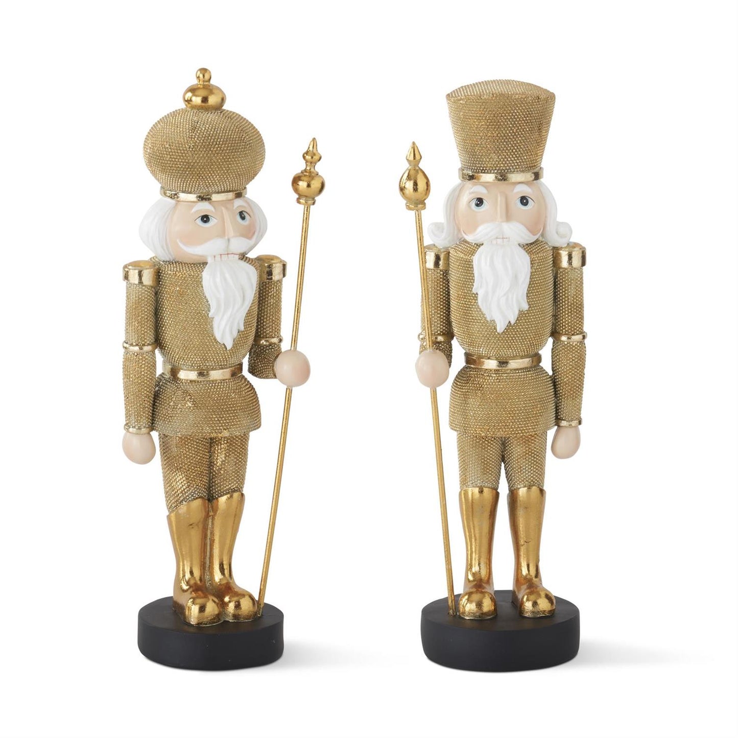 Nutcracker Soldier - Faux Beaded - Gold