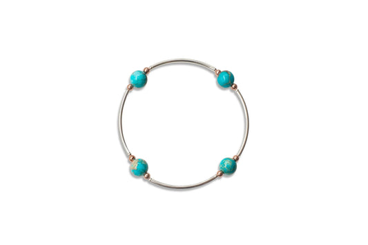 Made as Intended - Blessing Bracelet - 8mm - Blue Jasper - Findlay Rowe Designs