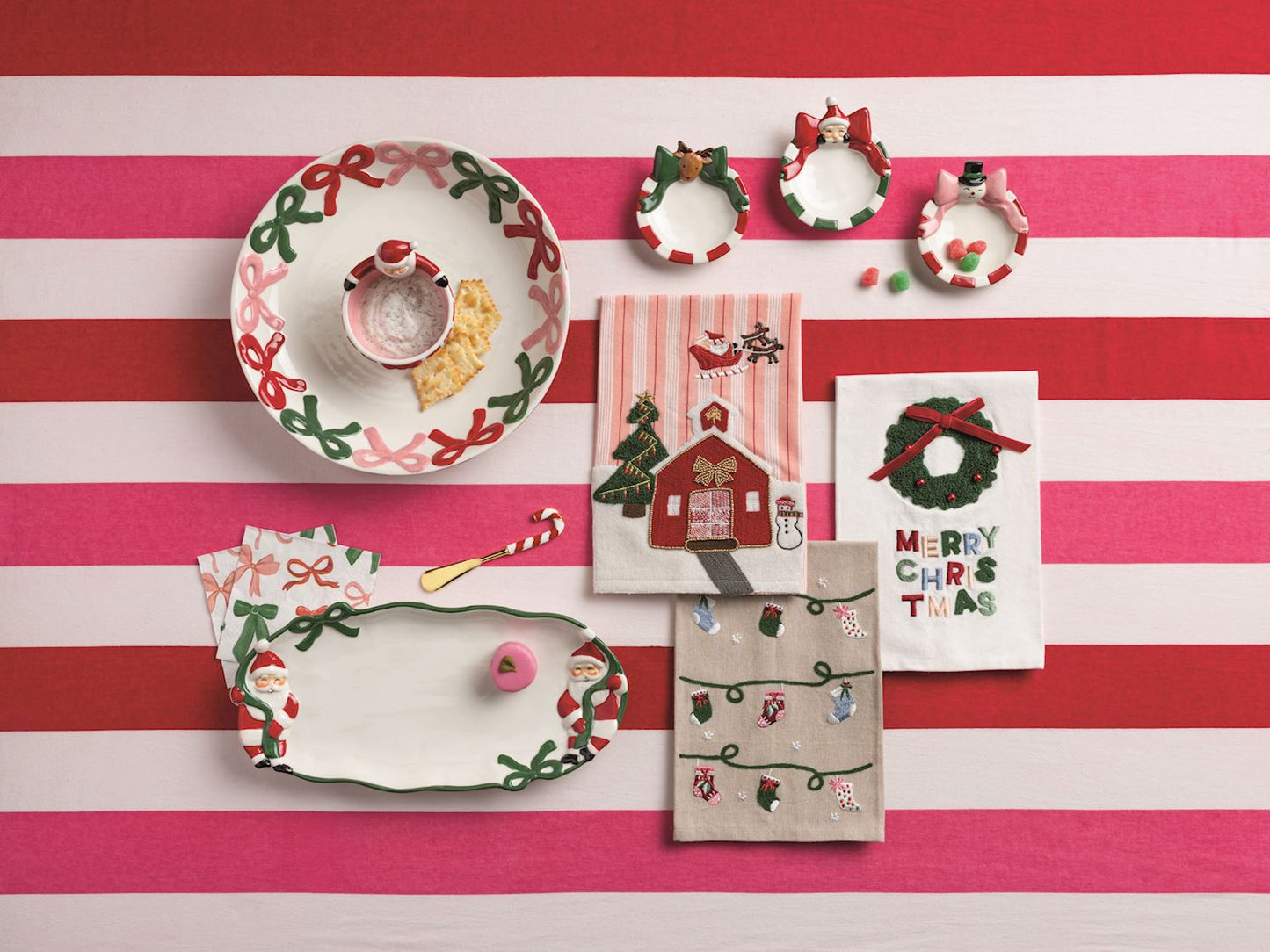 Mud Pie - Trinket Dish - Santa Snowman Deer - Findlay Rowe Designs