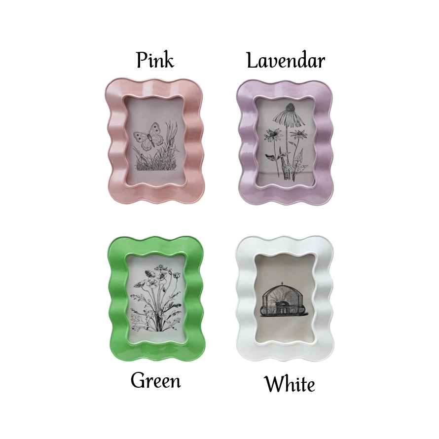 4x6 Frame - Resin Wavy Photo Frame - Findlay Rowe Designs