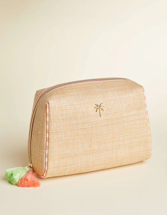 Spartina 449 - Boho Large Cosmetic Pouch - Palm Tree" - Findlay Rowe Designs