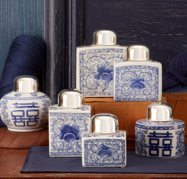 Tea Jars with Nickel Plated Lid - Findlay Rowe Designs