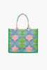 America and Beyond - Beaded Large Book Tote - Mahjong Muse - Findlay Rowe Designs