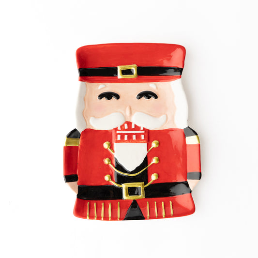 Dessert Plate - Nutcracker - Red