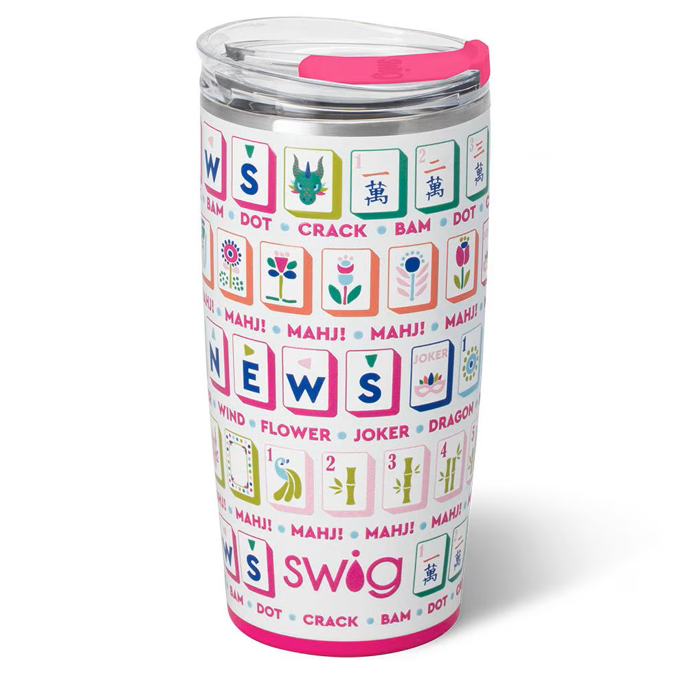 Swig - Tumbler 22oz - Mahjong - Findlay Rowe Designs