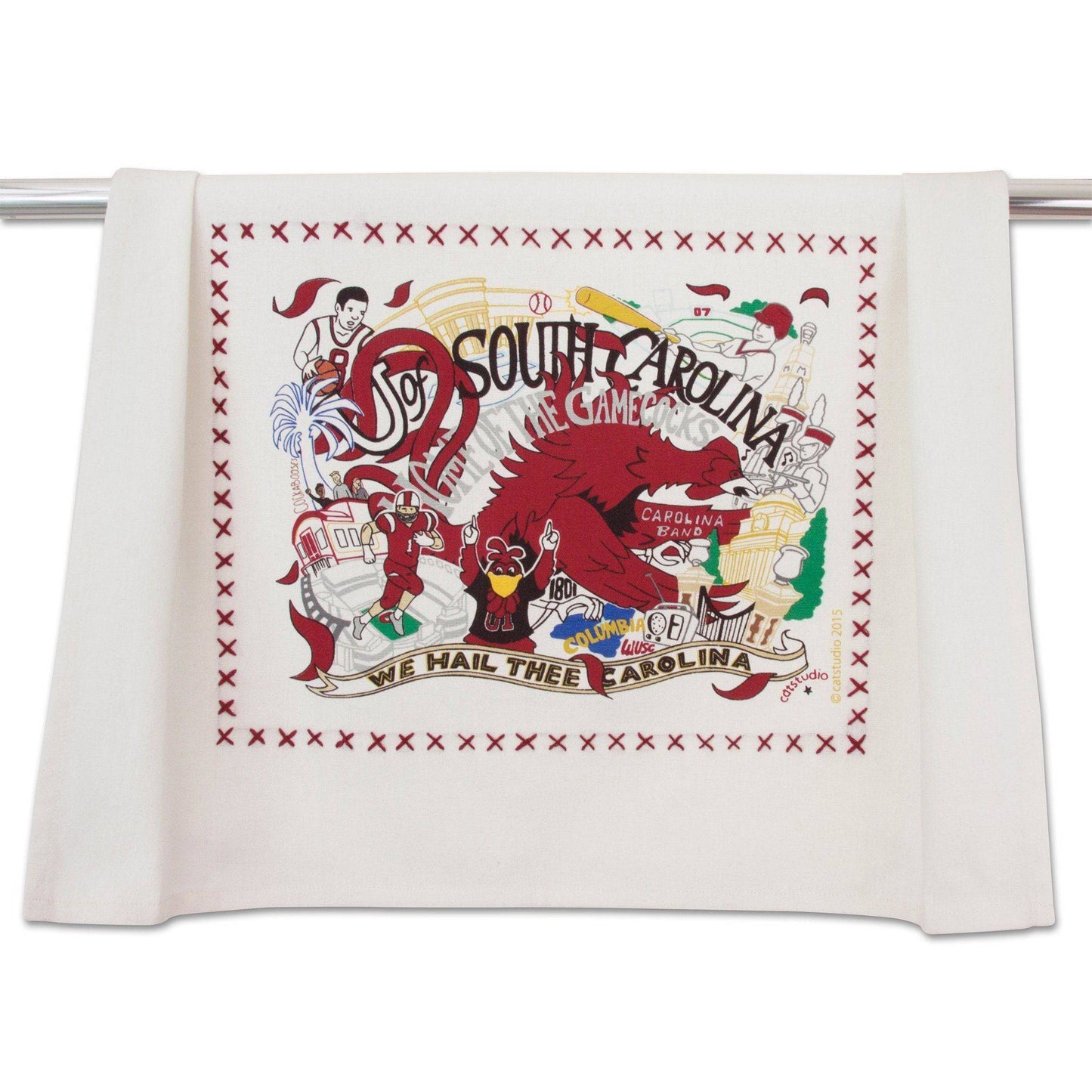 Catstudio Collegiate Dish Towel South Carolina - Findlay Rowe Designs
