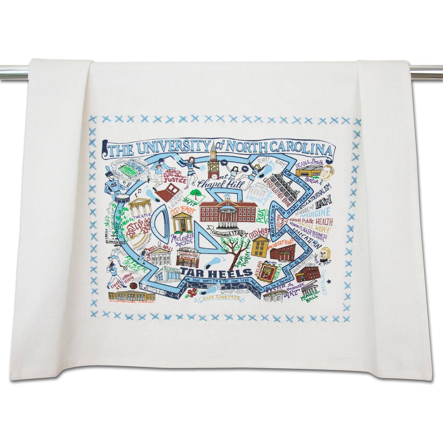 Catstudio Collegiate Dish Towel North Carolina, University of - Findlay Rowe Designs