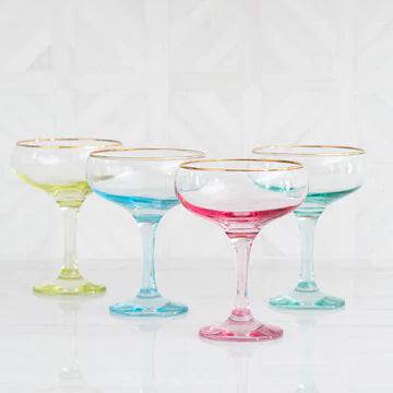 Vietri - Champagne Coupe - Rainbow - Findlay Rowe Designs