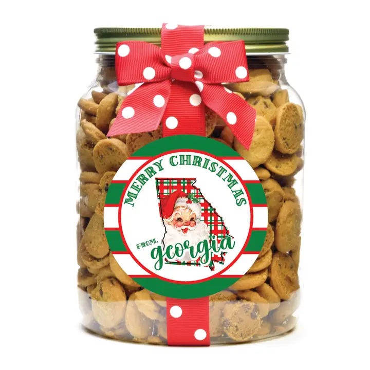 Oh Sugar - Nam's Bits Chocolate Chip Cookies - State of Georgia Half Gallon Jar