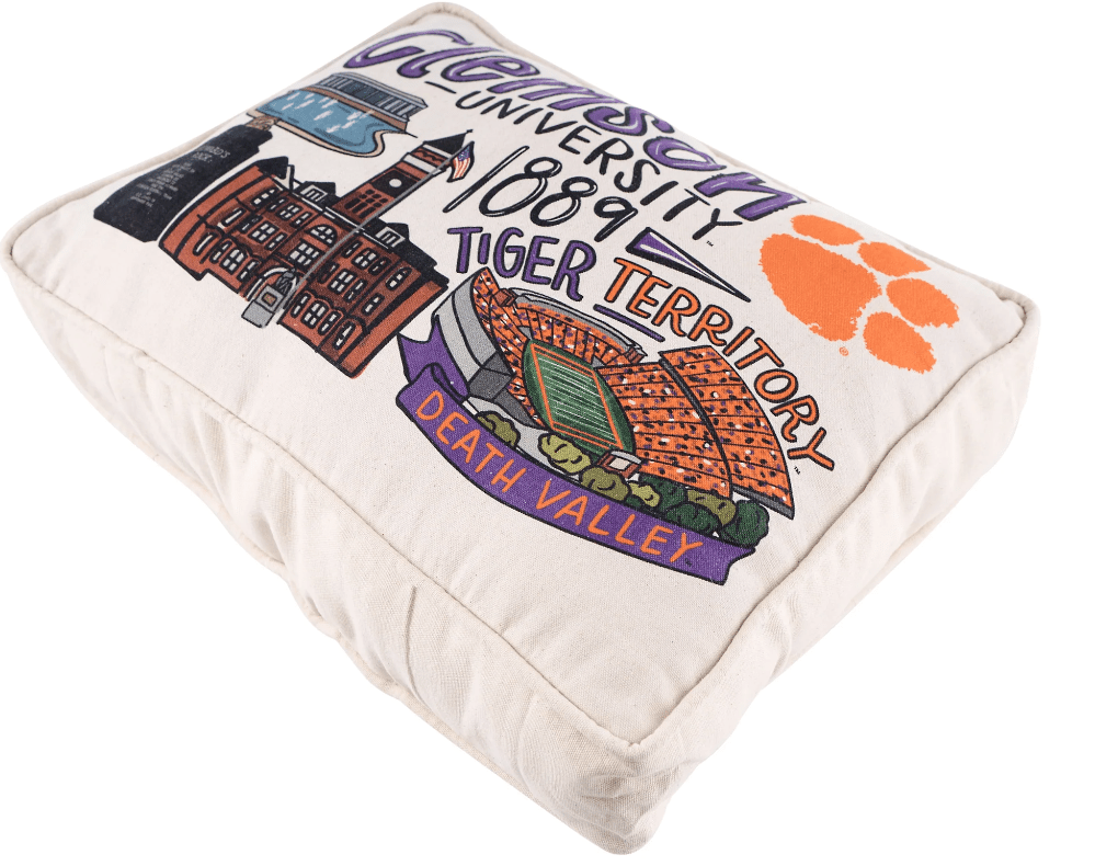 Pillow - Clemson Icons - Findlay Rowe Designs
