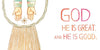 God Is Great God Is Good Board Book - Findlay Rowe Designs