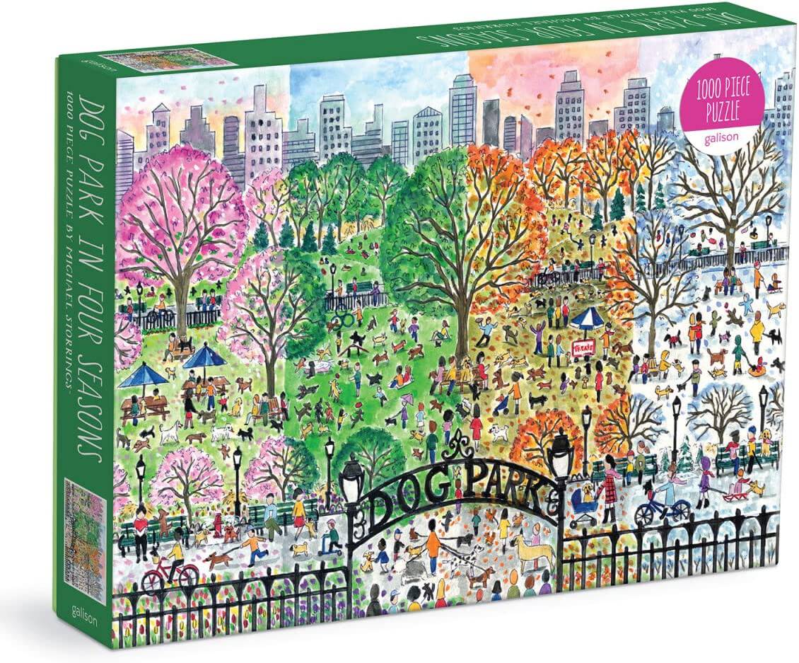 Michael Storrings - Dog Park in Four Seasons - Findlay Rowe Designs