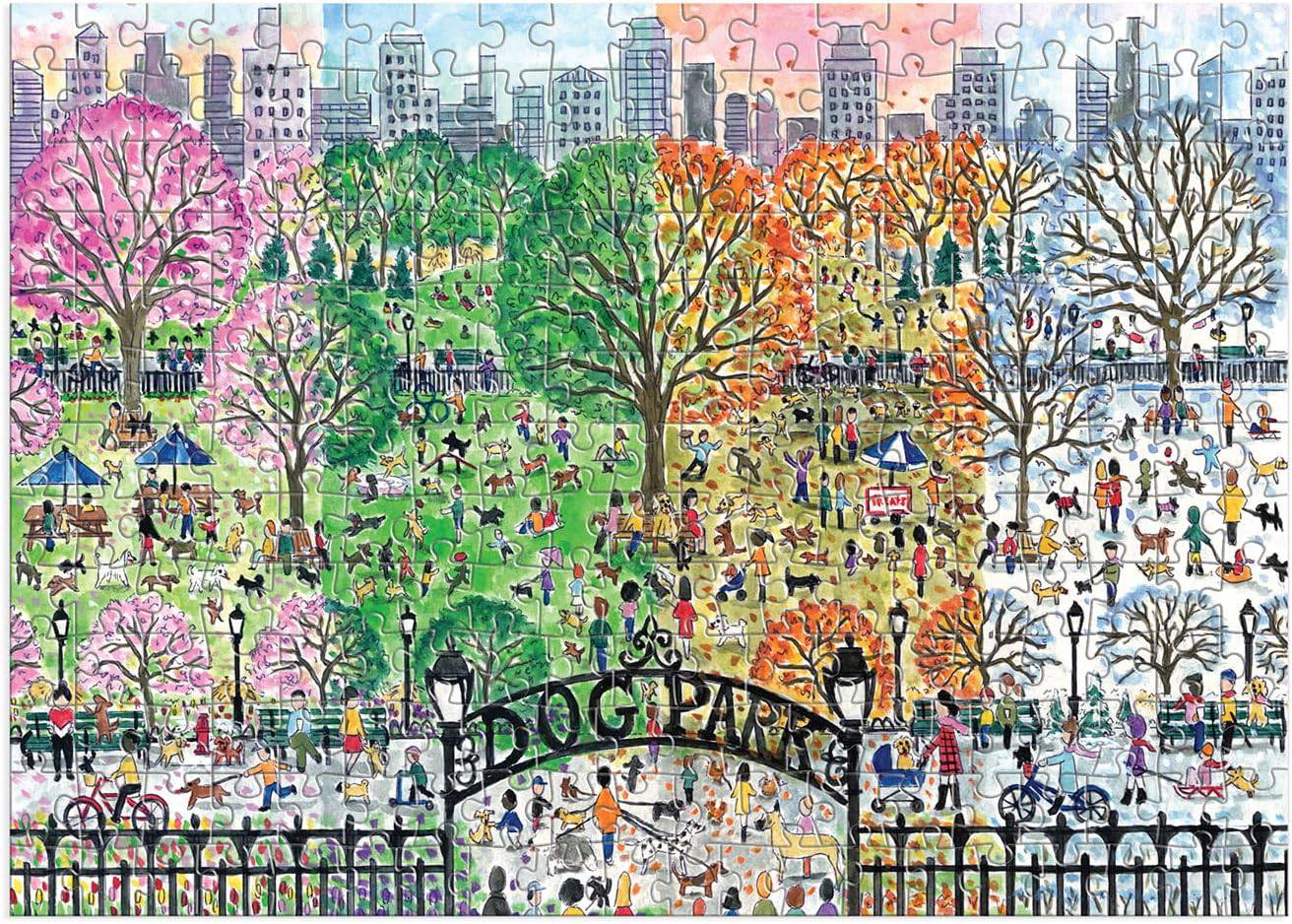 Michael Storrings - Dog Park in Four Seasons - Findlay Rowe Designs