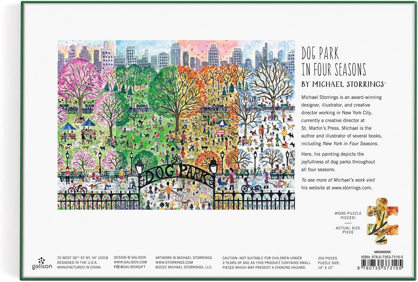Michael Storrings - Dog Park in Four Seasons - Findlay Rowe Designs