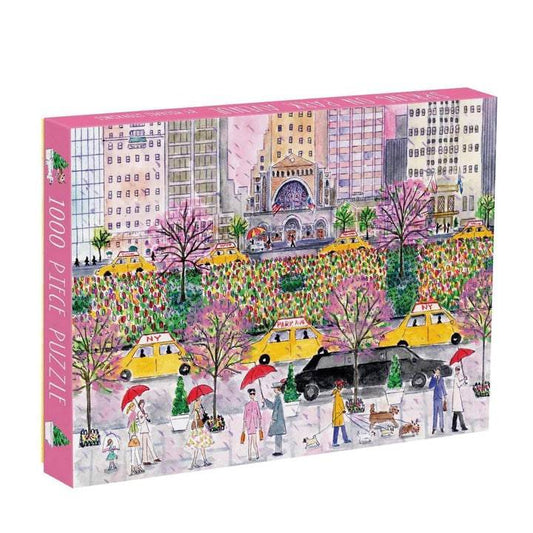 Michael Storrings- Spring On Park Ave NYC 1000 Piece Jigsaw Puzzle - Findlay Rowe Designs
