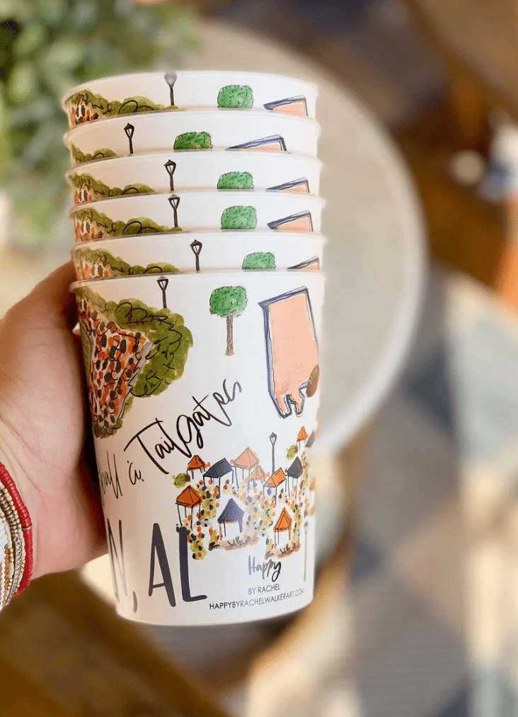 Party Cup - Reuseable - Auburn - Findlay Rowe Designs