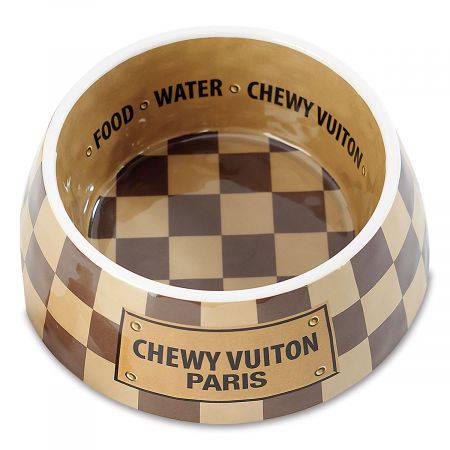 Chewy Vuiton Bowl - Checker - Findlay Rowe Designs
