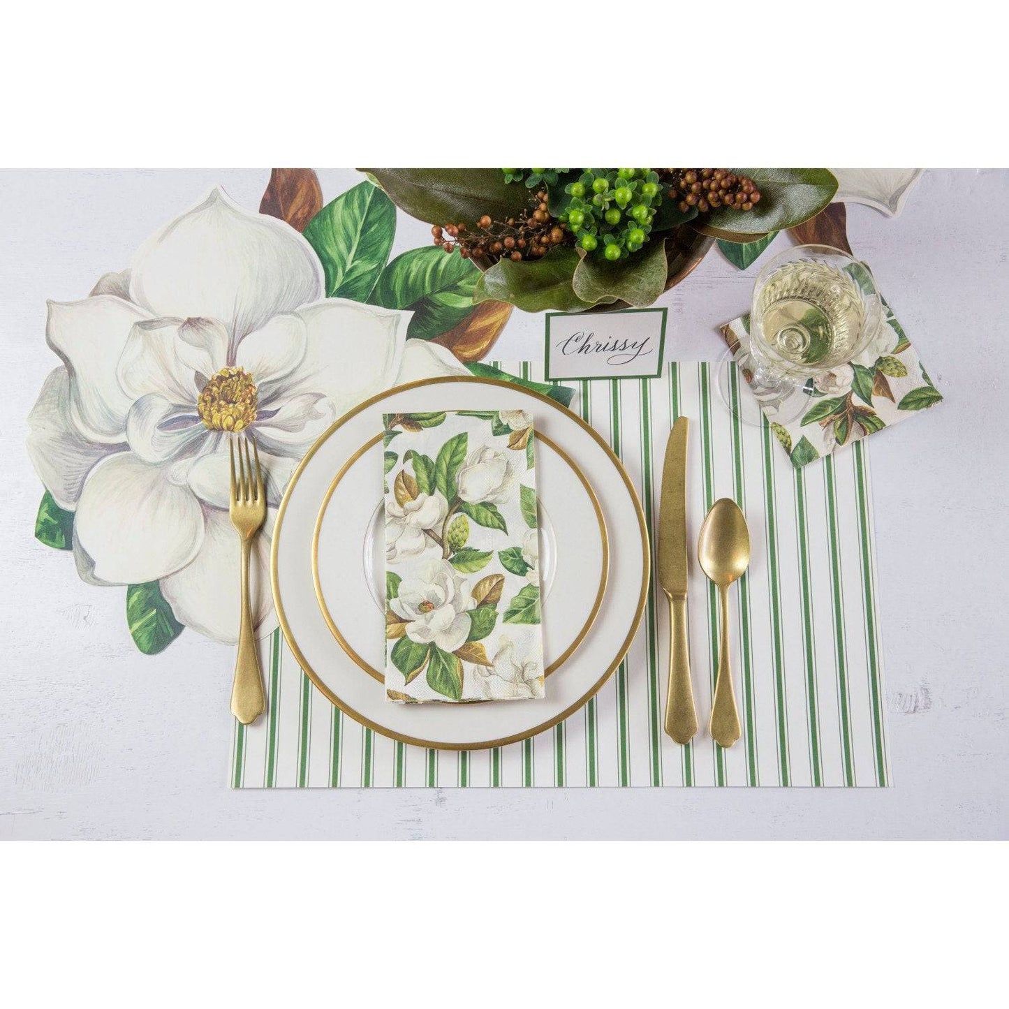 Hester & Cook - Guest Towel Napkin - Magnolia - Findlay Rowe Designs