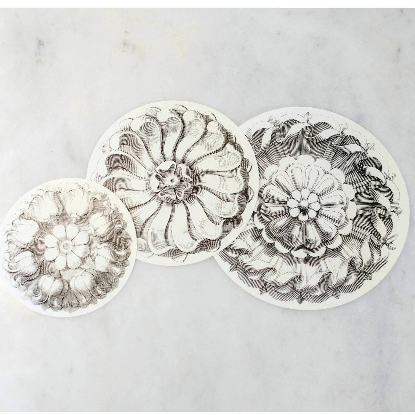 HESTER & COOK Rosette Serving Papers Findlay Rowe Designs