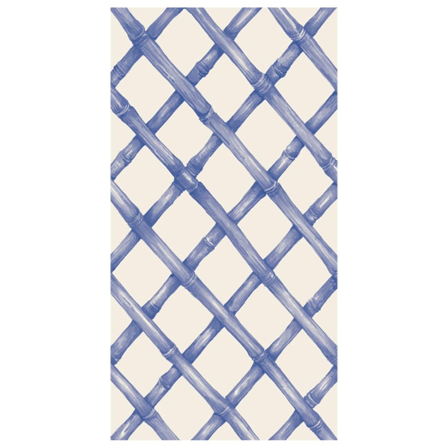 Hester & Cook - Cocktail Napkin - Blue Lattice Guest Napkin - Findlay Rowe Designs