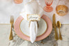 Hester & Cook - Napkin Ring - Brass with Place Card Holder - Findlay Rowe Designs