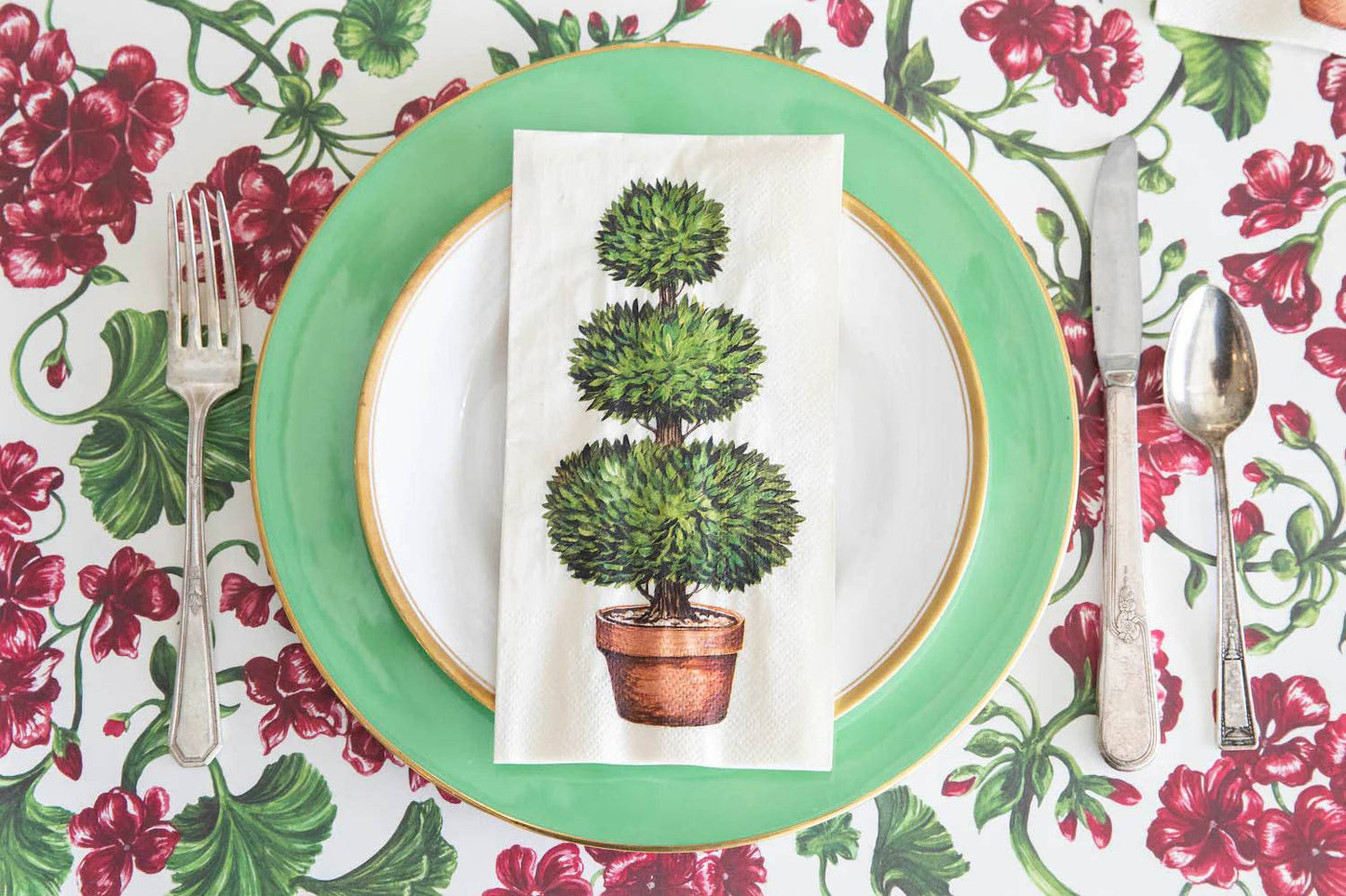 Hester & Cook - Guest Napkin - Topiary - Findlay Rowe Designs
