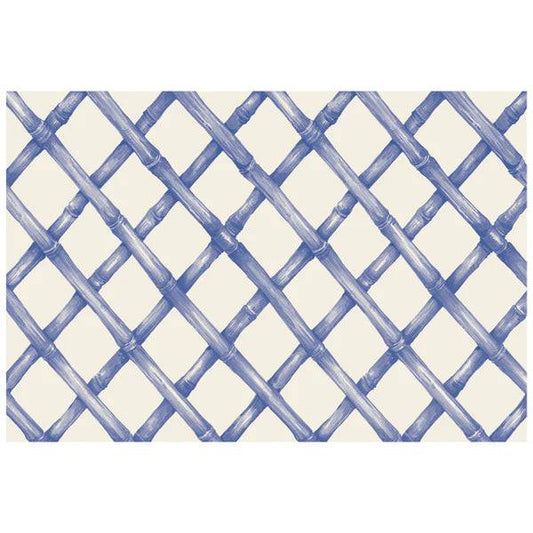 Hester & Cook - Placemat - Blue Lattice - Findlay Rowe Designs