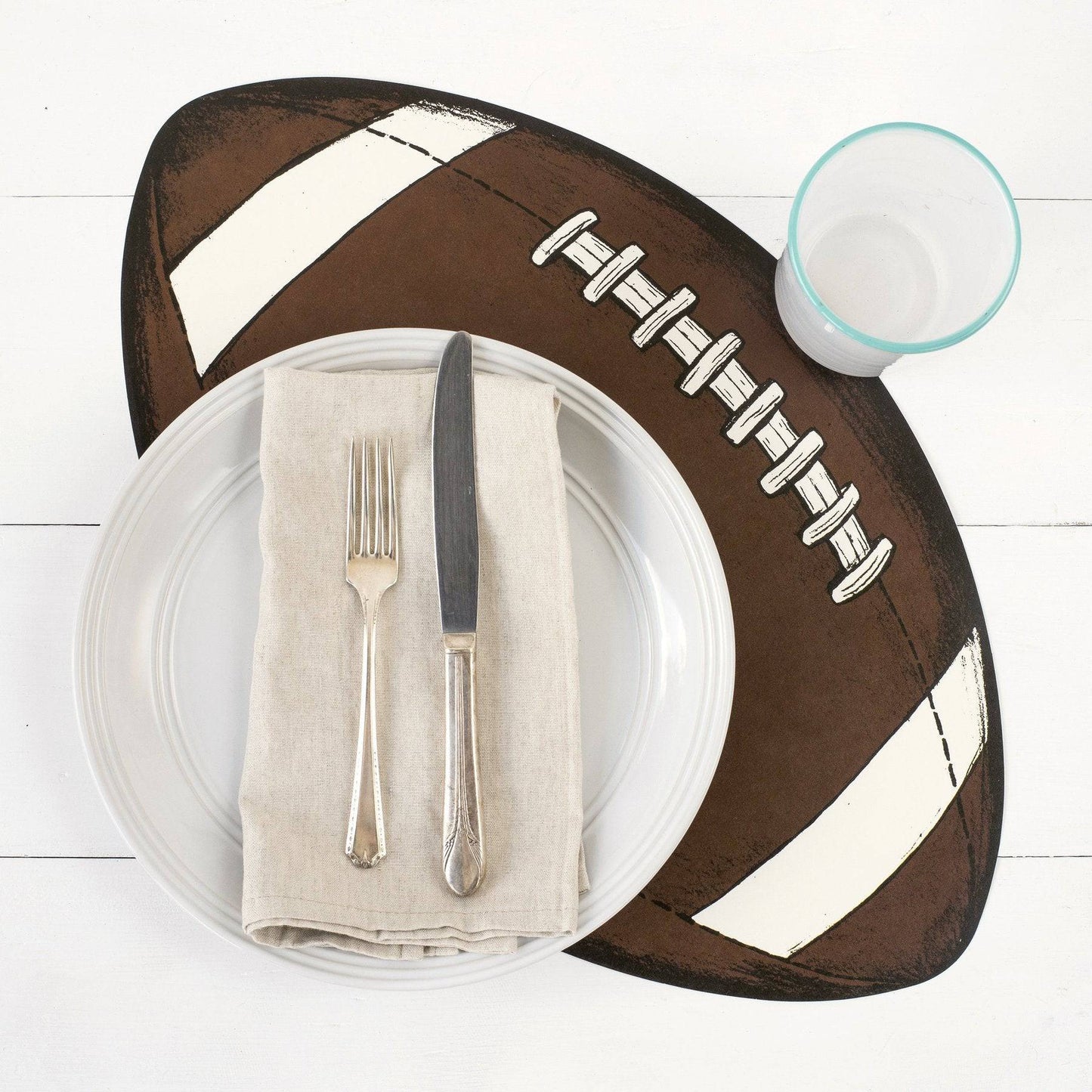 Hester & Cook - Placemat - Die-Cut Football - Findlay Rowe Designs