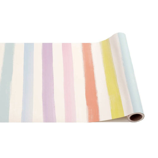 Hester & Cook - Table Runner - Sorbet Painted Stripe - Findlay Rowe Designs